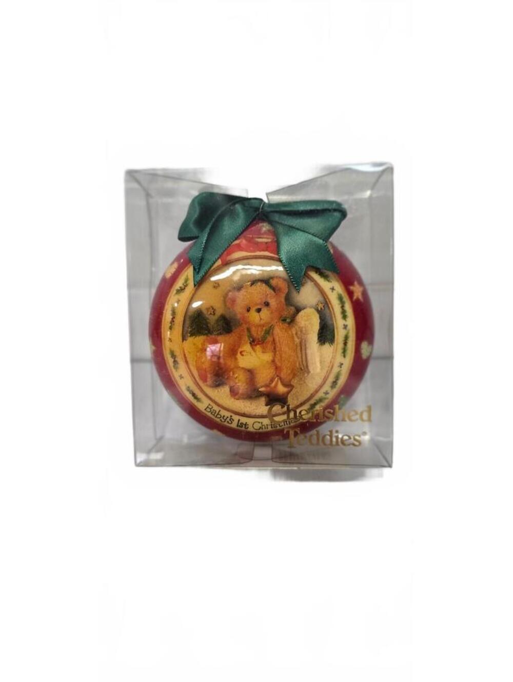 Enesco Cherished Teddies Baby's 1st Christmas Ornament